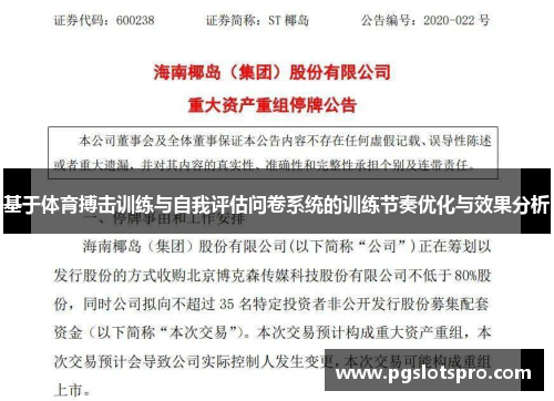 基于体育搏击训练与自我评估问卷系统的训练节奏优化与效果分析